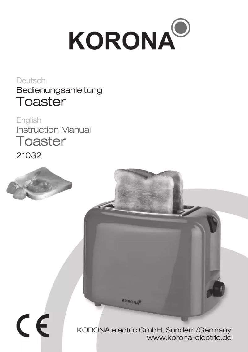 Página 1 del manual Manual de usuario Korona 21032