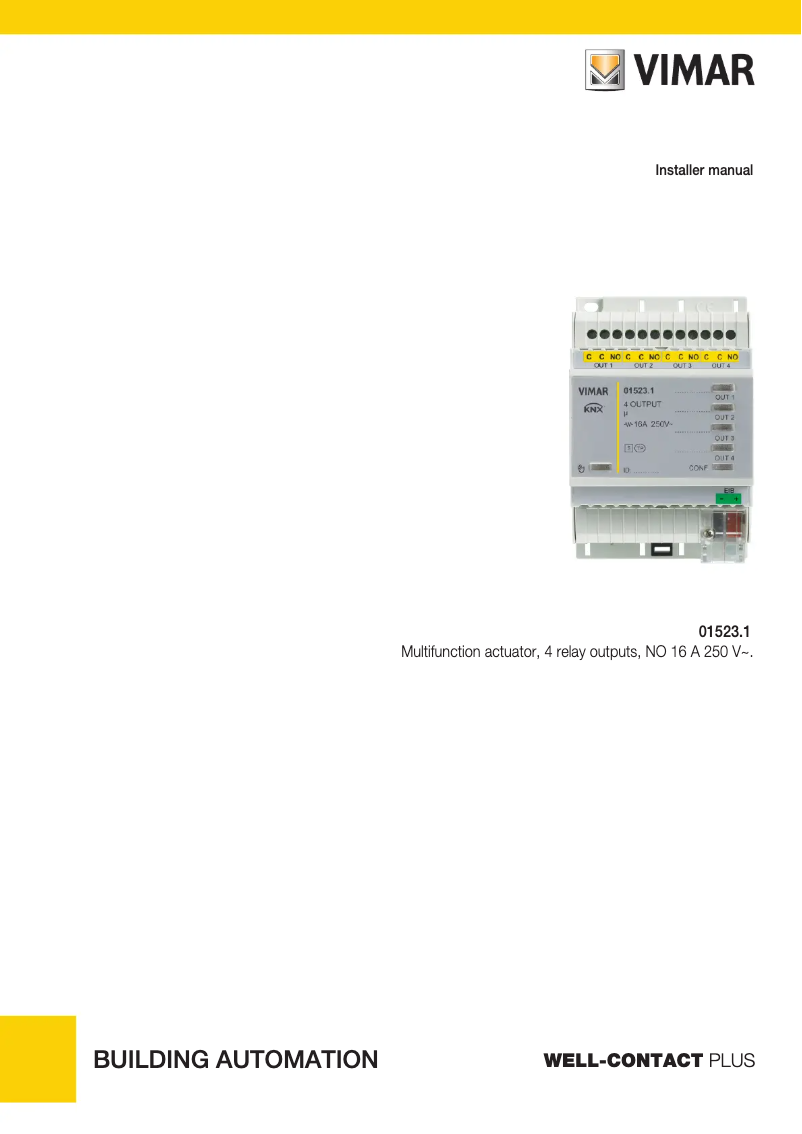 Image de la première page du manuel de l'appareil 01523.1