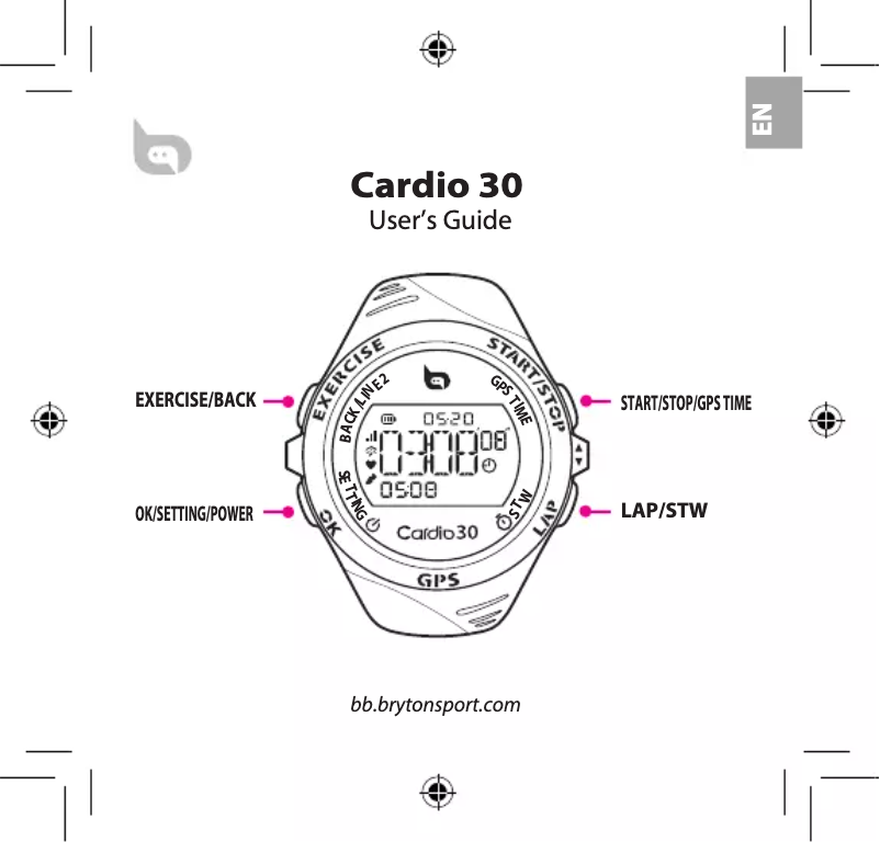 Image de la première page du manuel de l'appareil Cardio 30