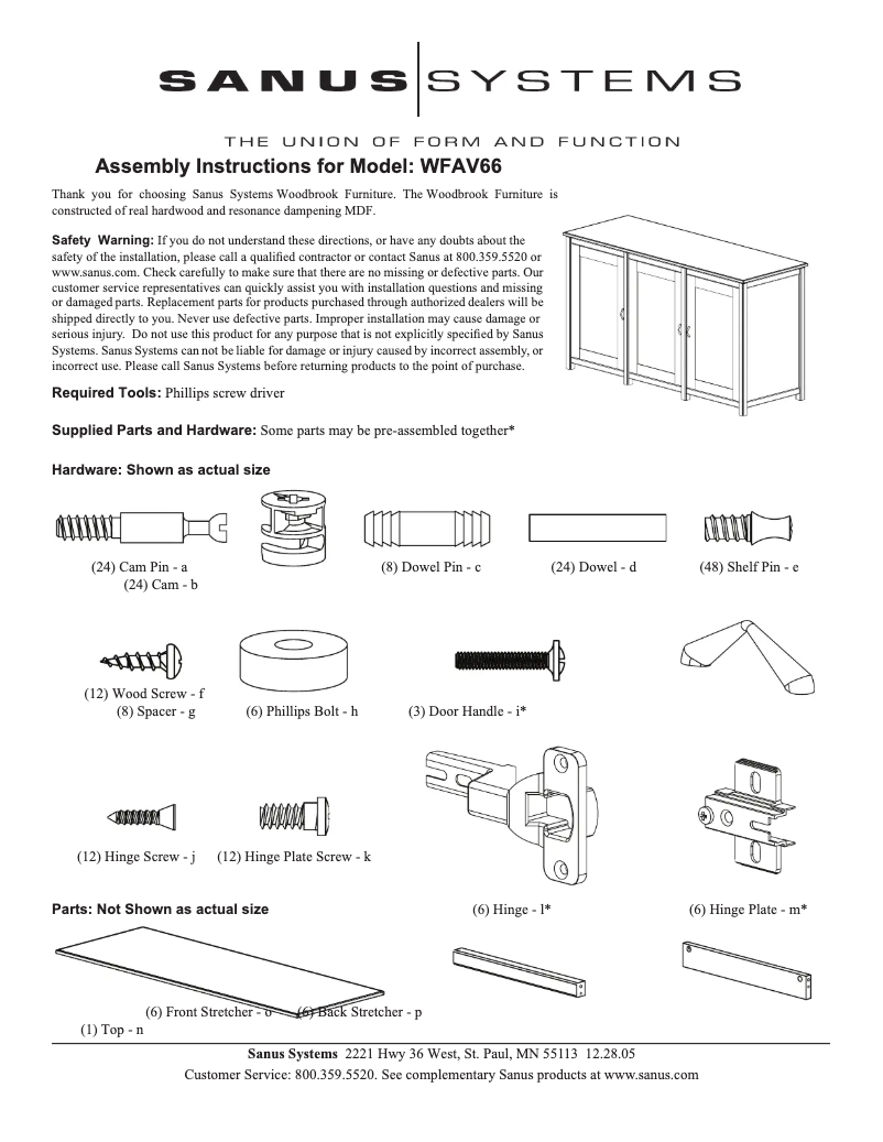 Image de la première page du manuel de l'appareil WFAV66