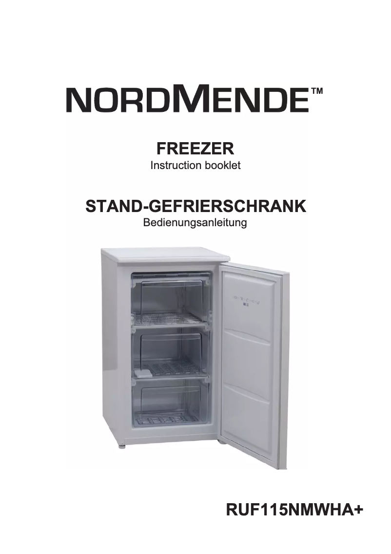 Page 1 de la notice Manuel utilisateur Nordmende RUFFII5NMWHAPLUS