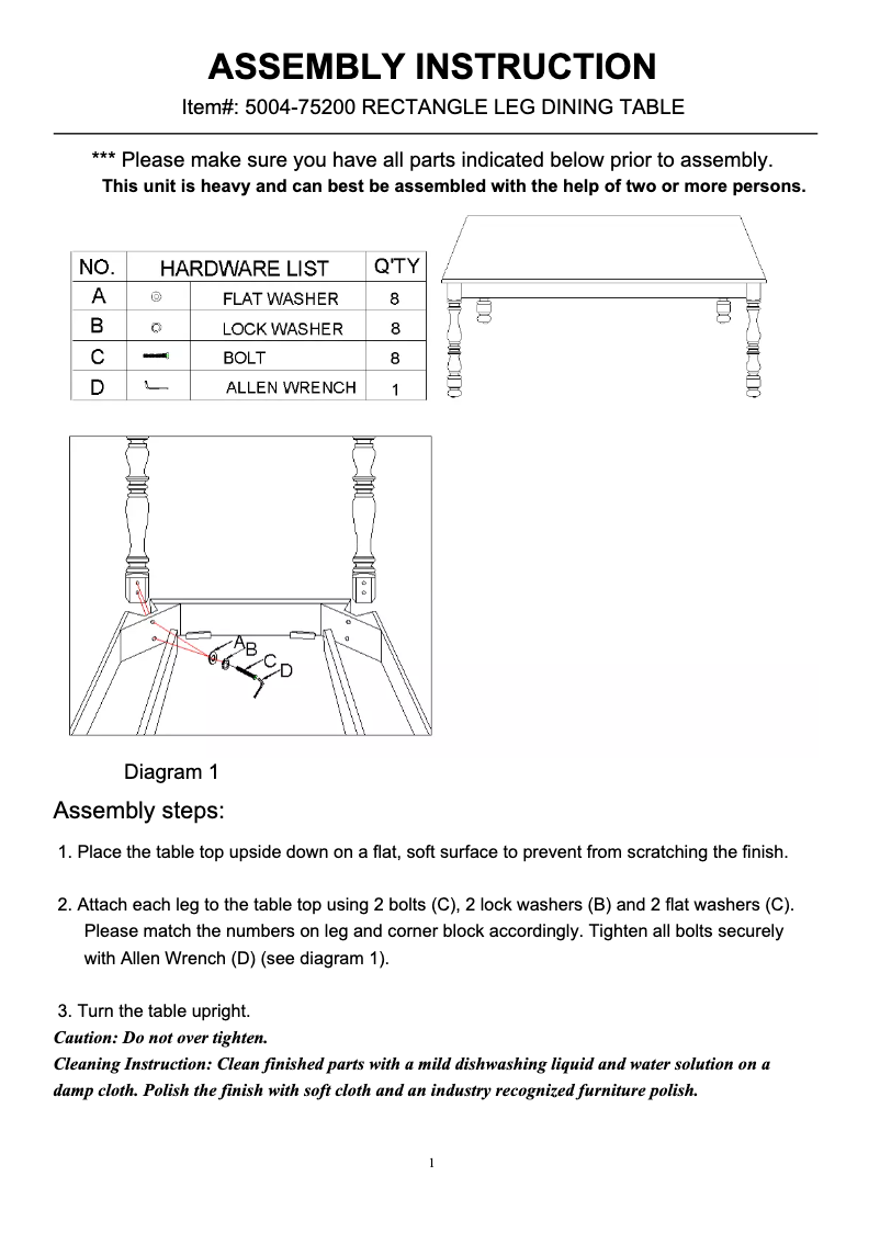 Image de la première page du manuel de l'appareil 5004-75200