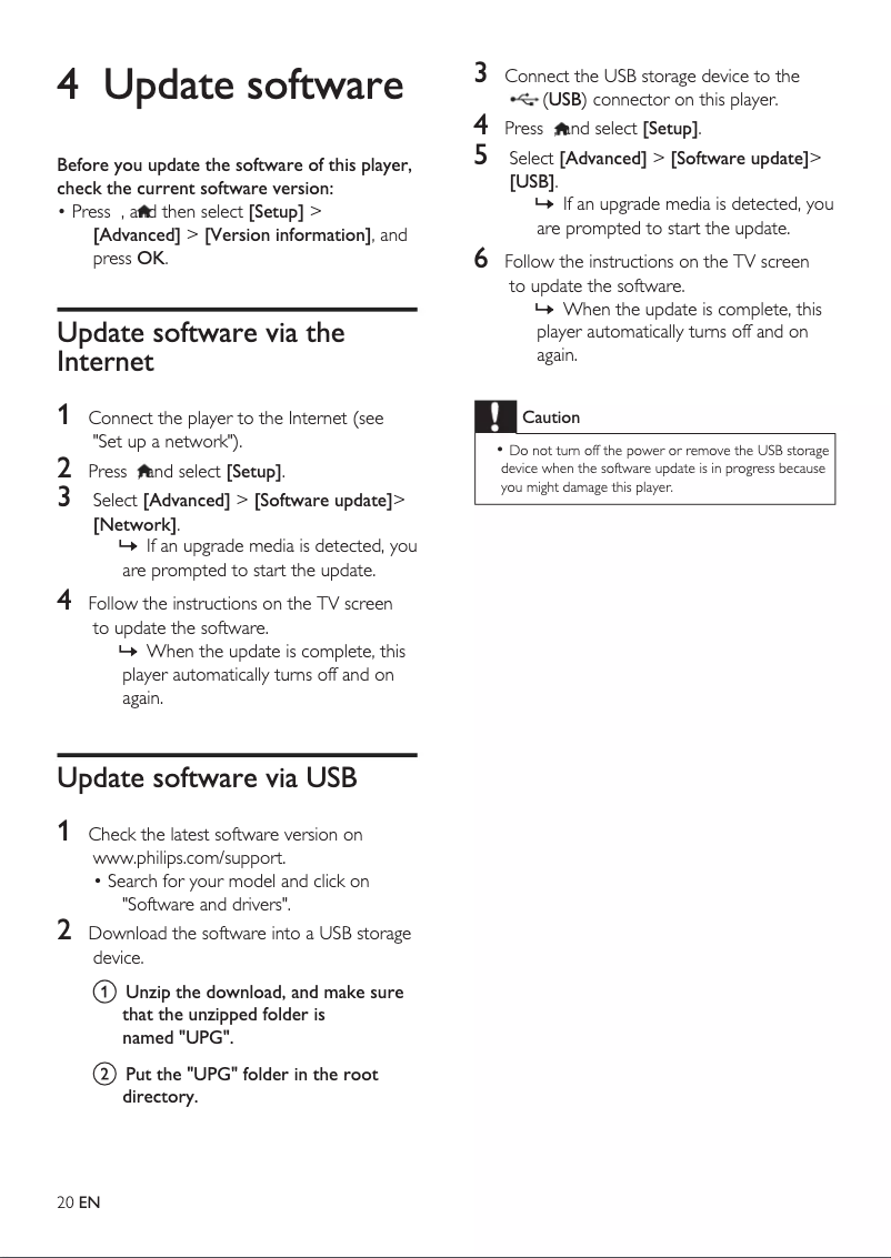 Page n°1 - Guide d'installation Philips BDP5500