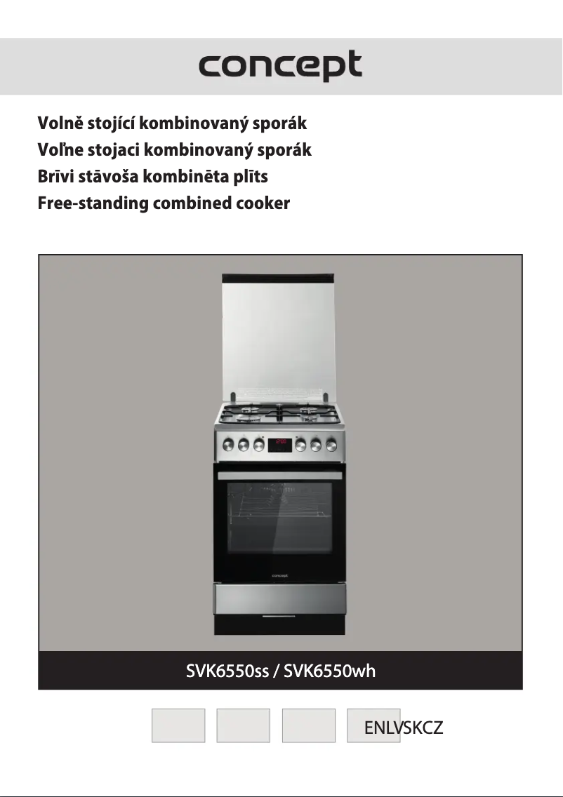 Page 1 de la notice Manuel utilisateur Concept SVK6550WH