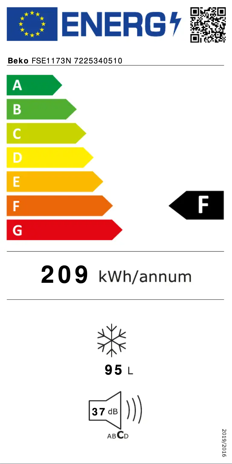 Image de la première page du manuel de l'appareil FSE1173N