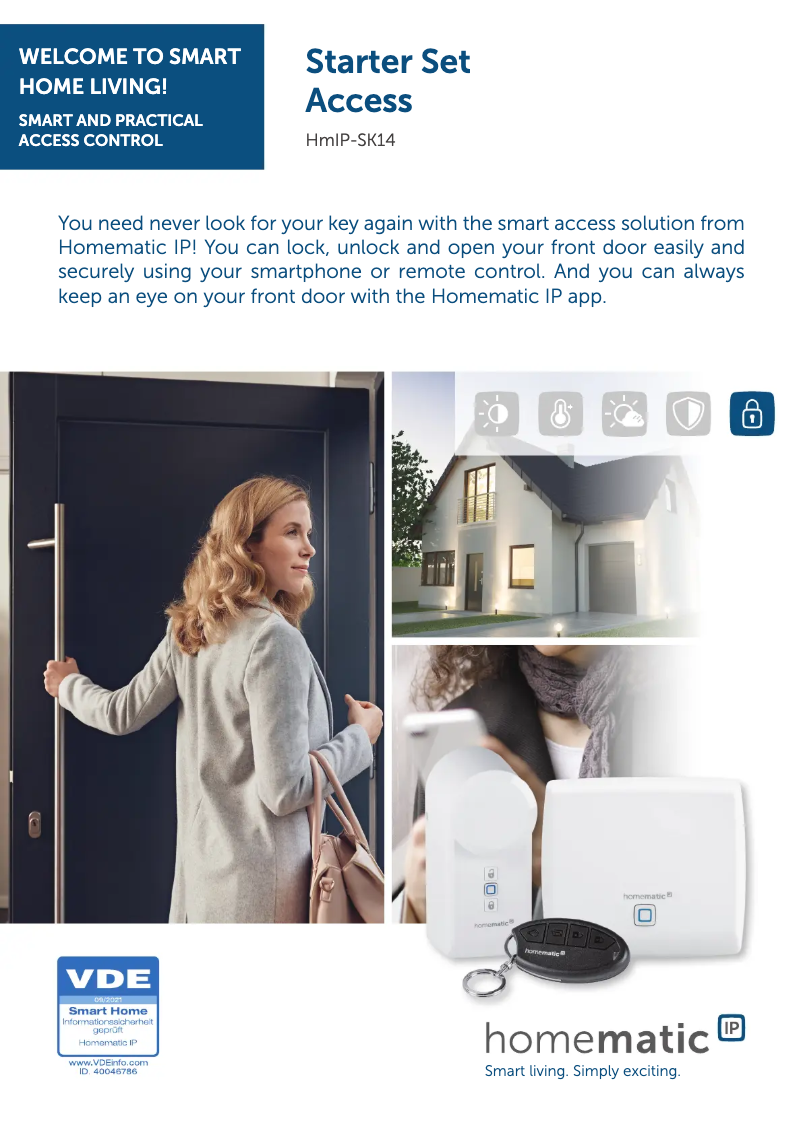 Page n°1 - Fiche technique Homematic IP HmIP-SK14