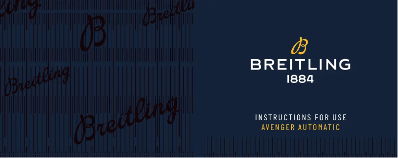 Page n°1 - Manuel utilisateur Breitling Avenger Automatic