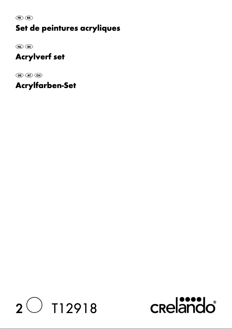 Page n°1 - Manuel utilisateur Crelando 89071