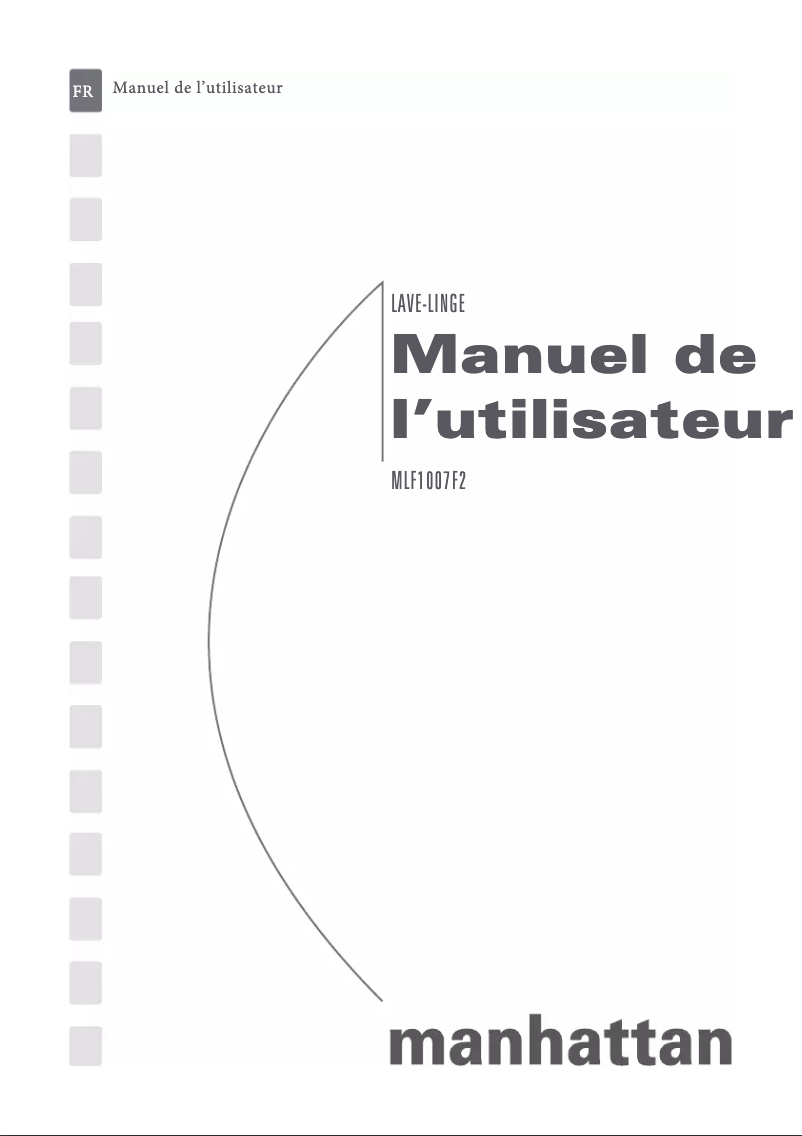 Page 1 de la notice Manuel utilisateur Manhattan MLF1007F2