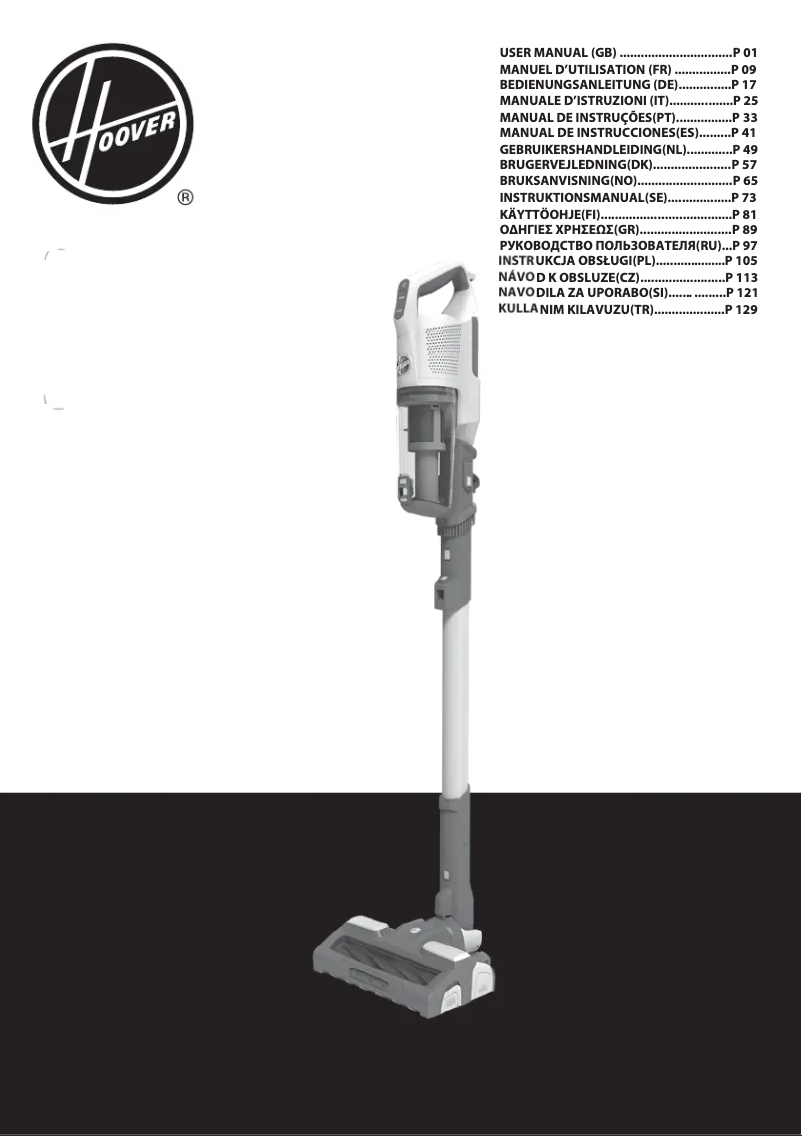 Page n°1 - Manuel utilisateur Hoover H-FREE 500 HYDRO PLUS