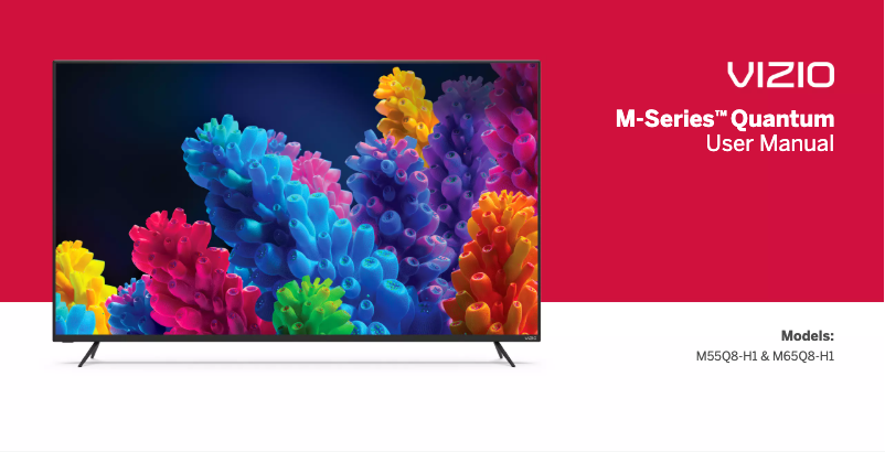 Page 1 de la notice Manuel utilisateur VIZIO M55Q8-H1