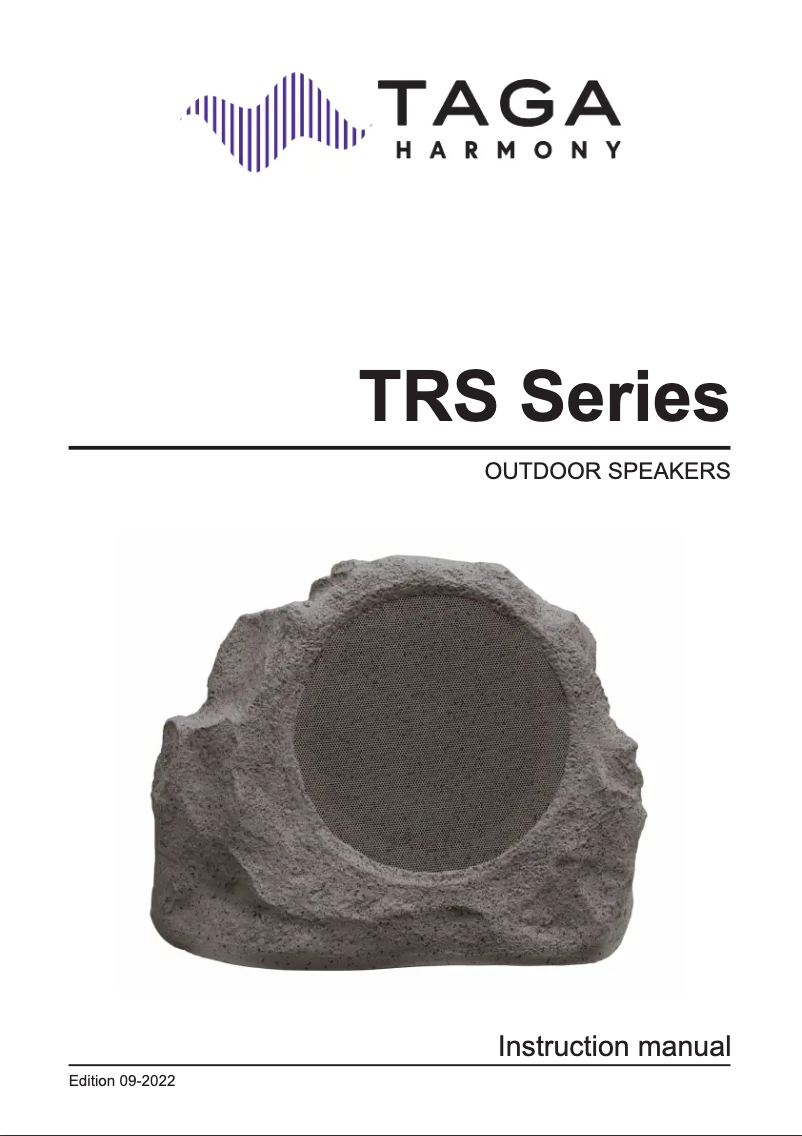 Image de la première page du manuel de l'appareil TRS-20 v.3