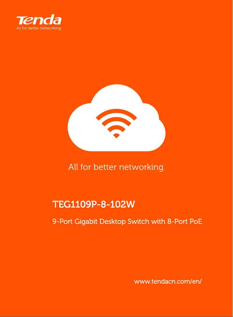 Image de la première page du manuel de l'appareil TEG1109P-8-102W