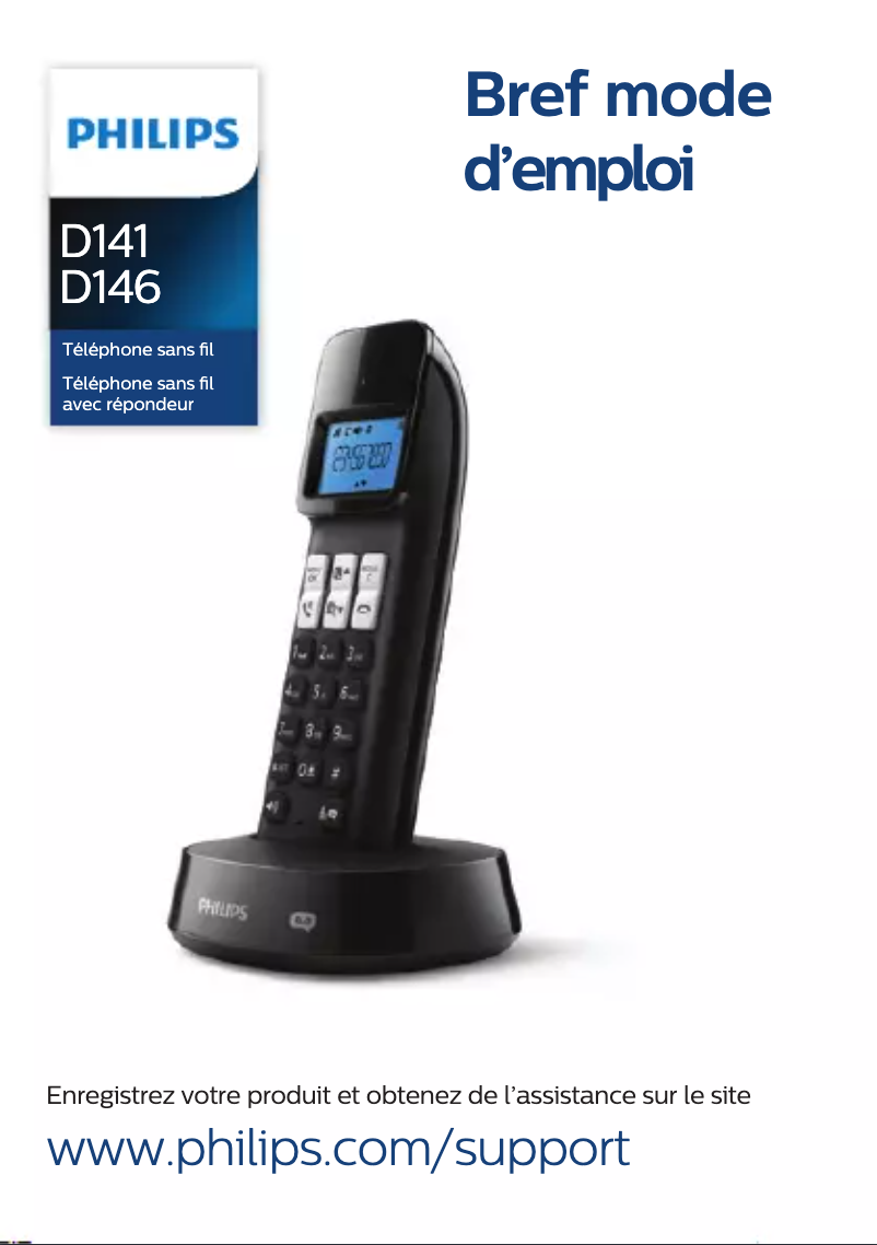 Página 1 del manual Manual de usuario Philips D1411W