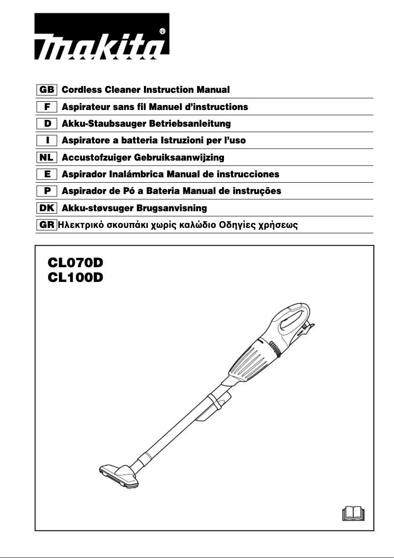 Image de la première page du manuel de l'appareil CL070D