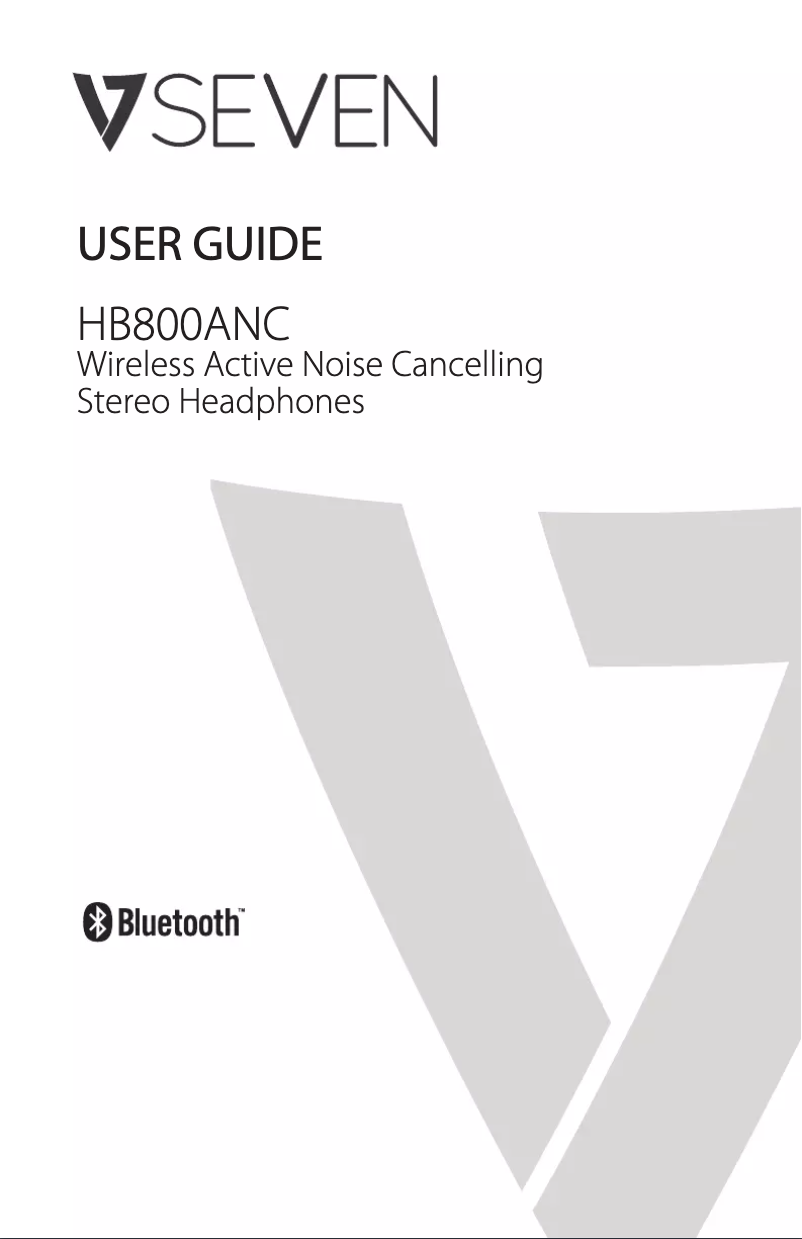Page 1 de la notice Manuel utilisateur V7 HB800ANC