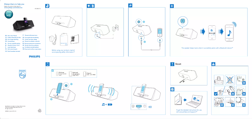 Page n°1 - Manuel utilisateur Philips AD385
