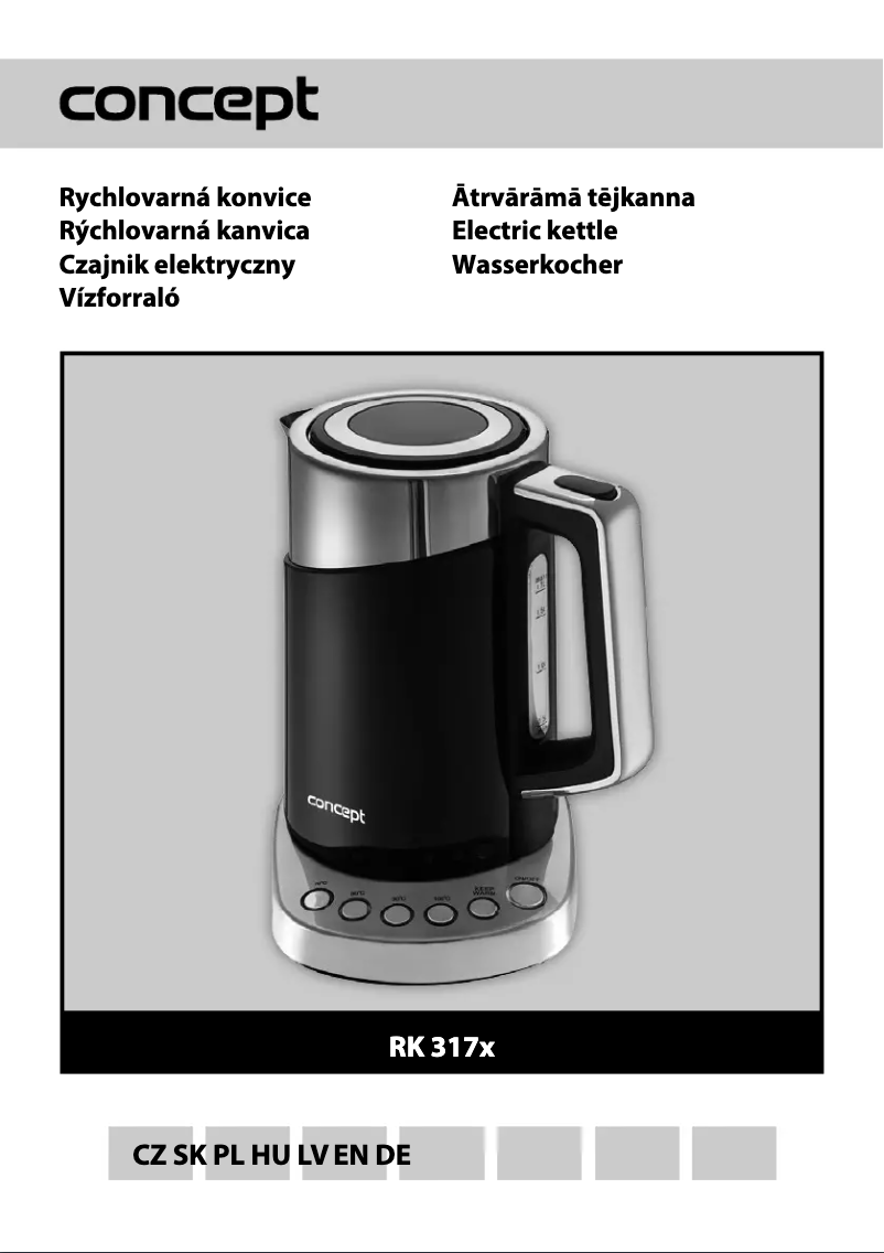 Imagen de la primera página del manual del dispositivo RK3170