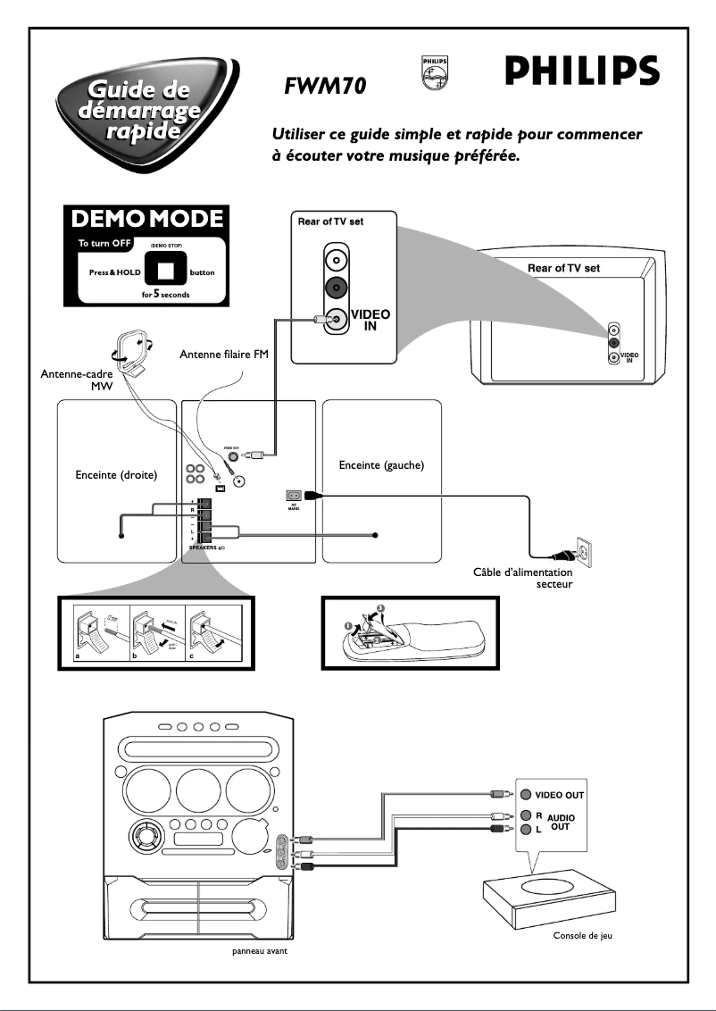Image de la première page du manuel de l'appareil FWM70