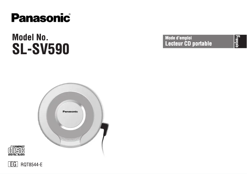 Página 1 del manual Manual de usuario Panasonic SL-SV590