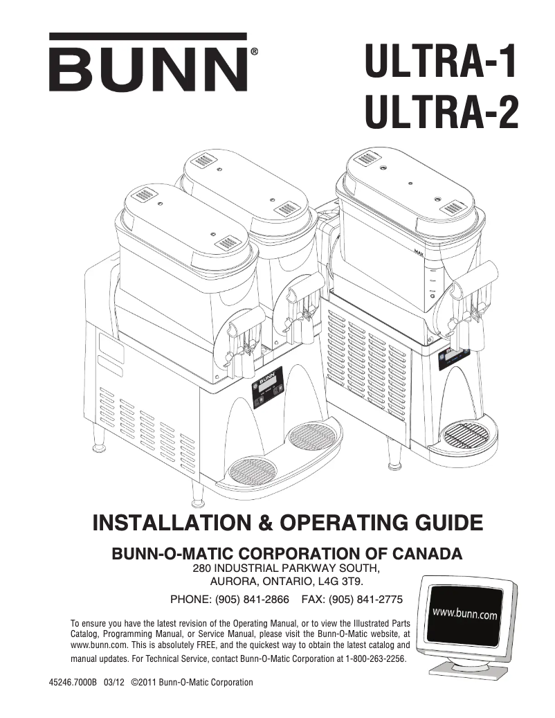 Image de la première page du manuel de l'appareil Ultra-2