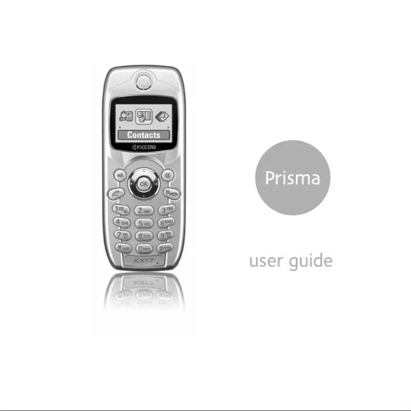 Page 1 de la notice Manuel utilisateur Kyocera Prisma