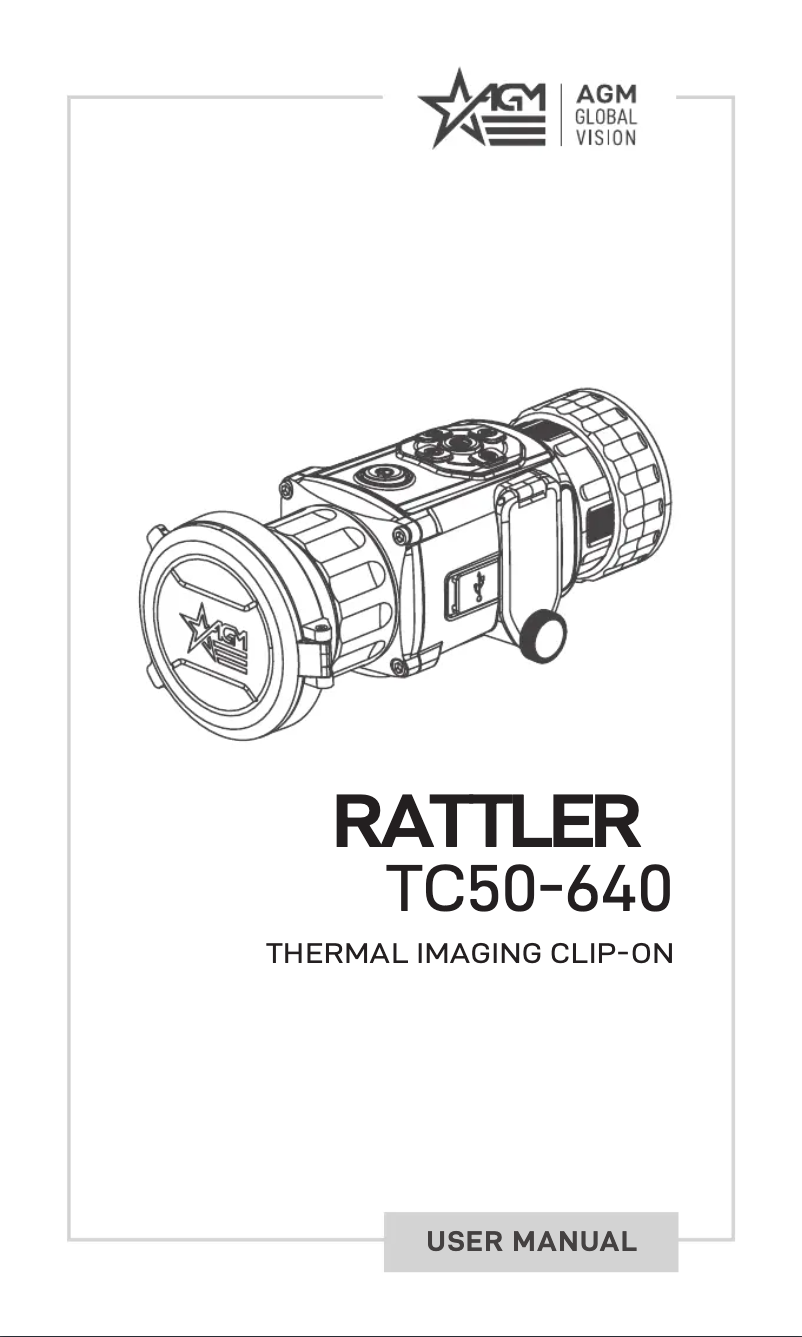 Page n°1 - Manuel utilisateur AGM Rattler TC50-640