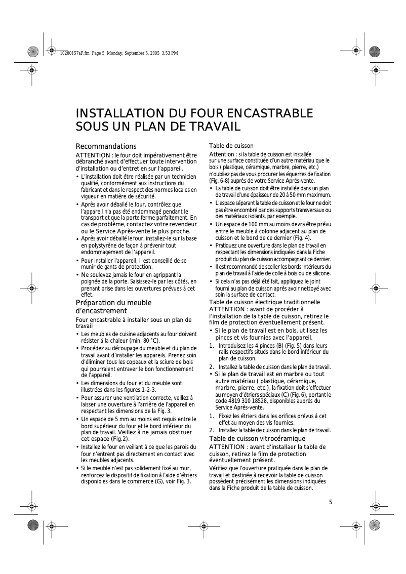 Page n°1 - Manuel utilisateur Ignis AKS 101