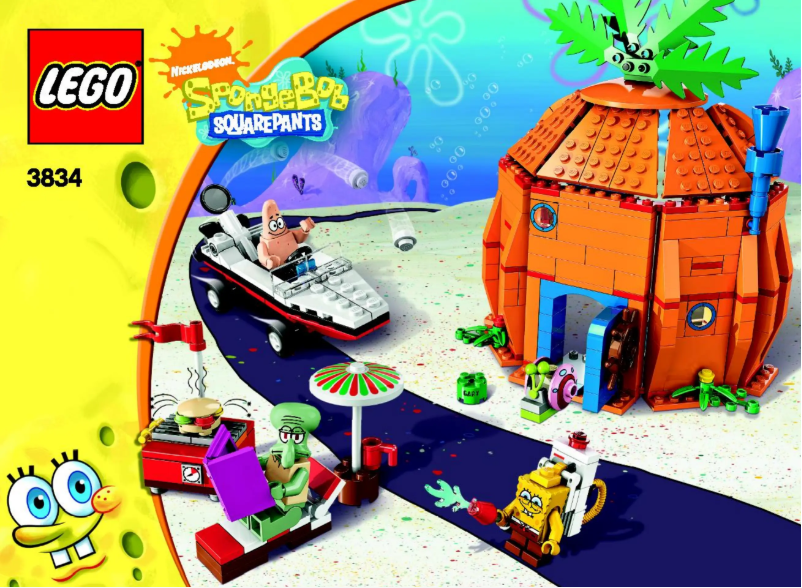 Page n°1 - Manuel utilisateur Lego Spongebob 3834