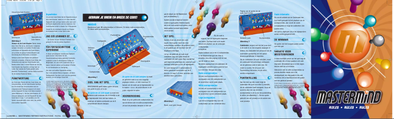 Page n°1 - Manuel utilisateur Parker Mastermind