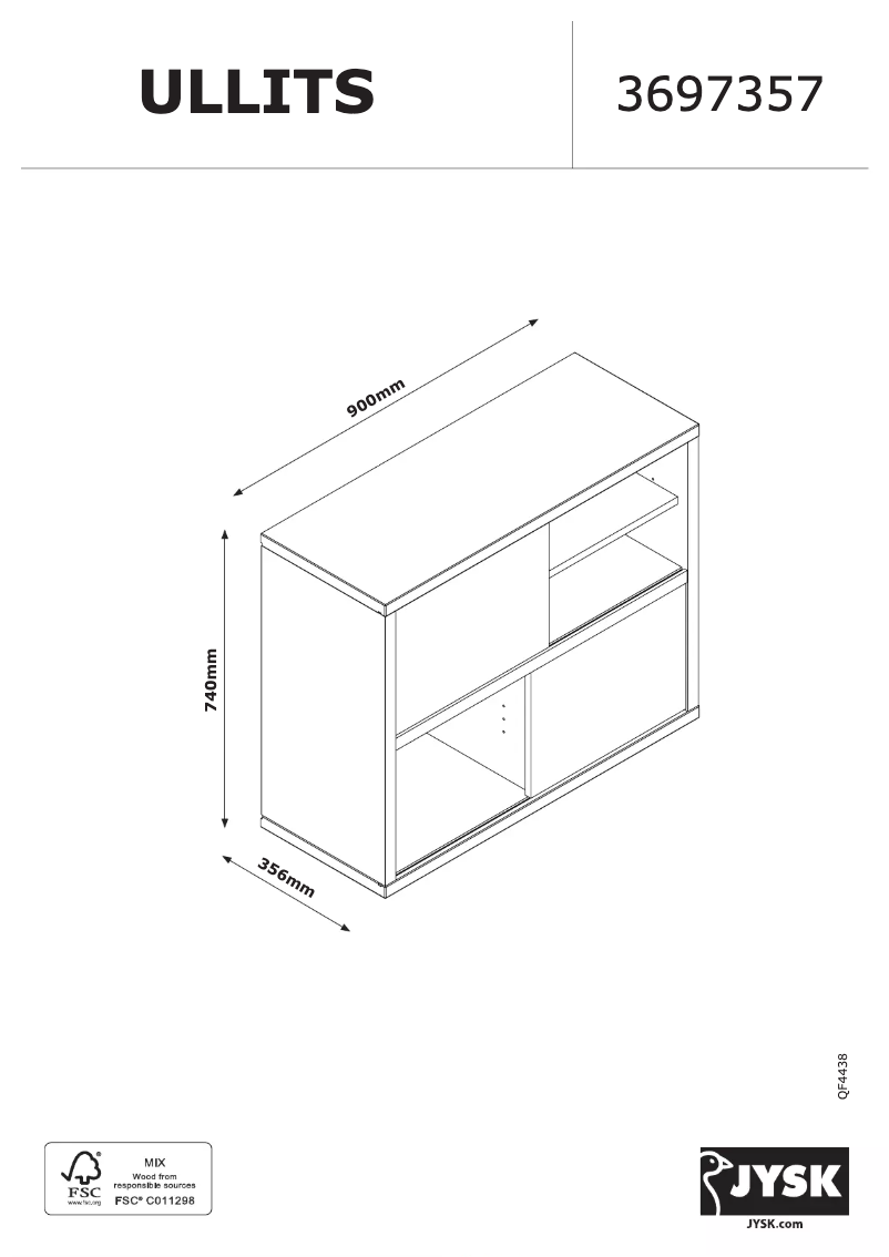 Página 1 del manual Manual de usuario JYSK Ullits  3697357