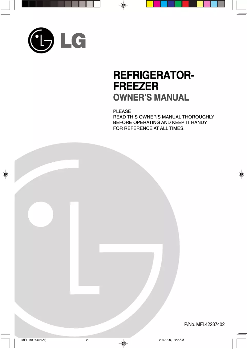 Página 1 del manual Manual de usuario LG GL-G172JM
