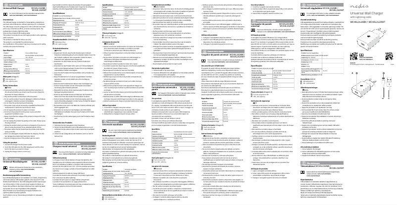 Page n°1 - Manuel utilisateur Nedis WCHAL242ABK