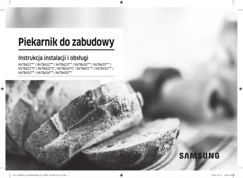 Page n°1 - Manuel utilisateur Samsung NV7B4325ZAK