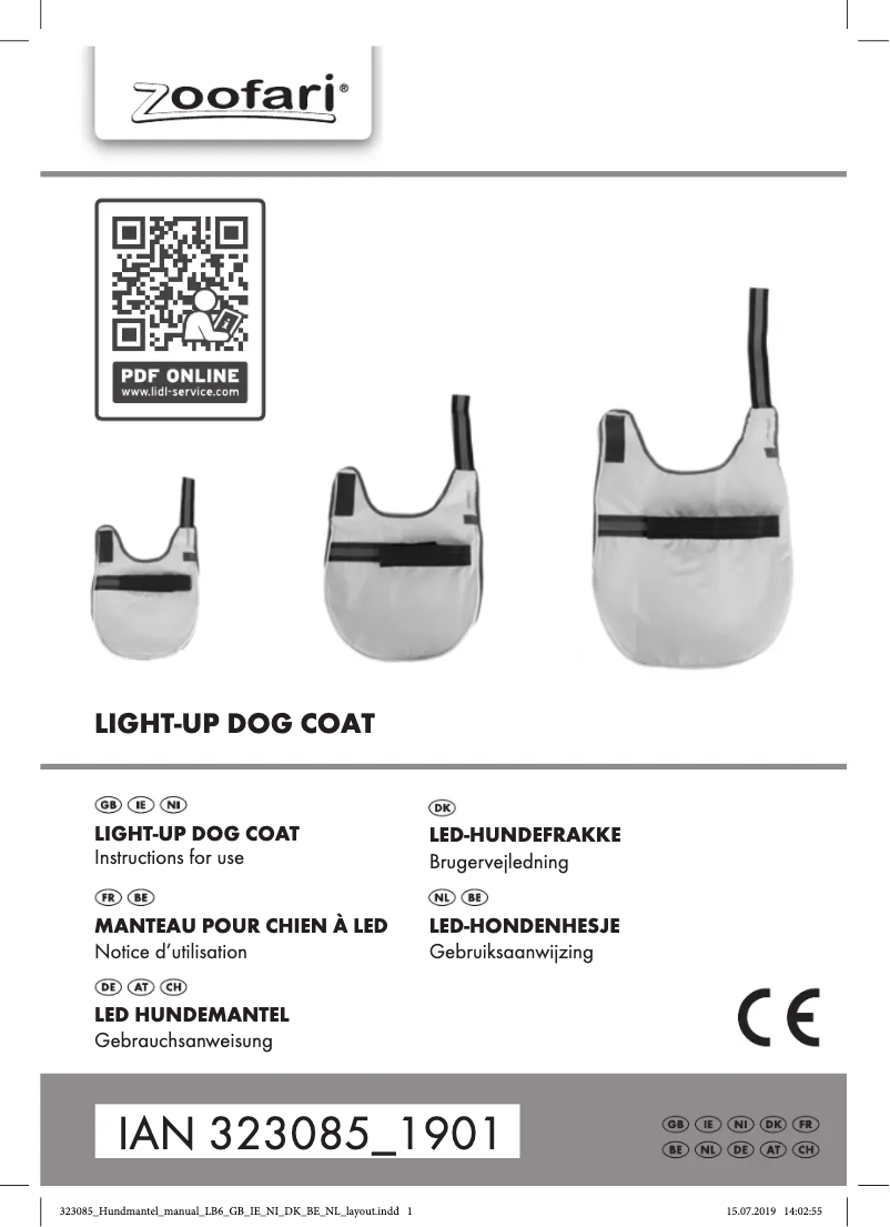 Page 1 de la notice Manuel utilisateur Zoofari IAN 323085