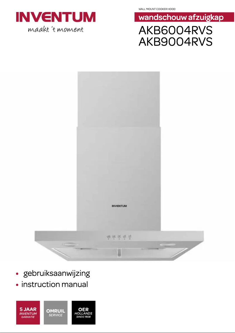 Image de la première page du manuel de l'appareil AKB9004RVS