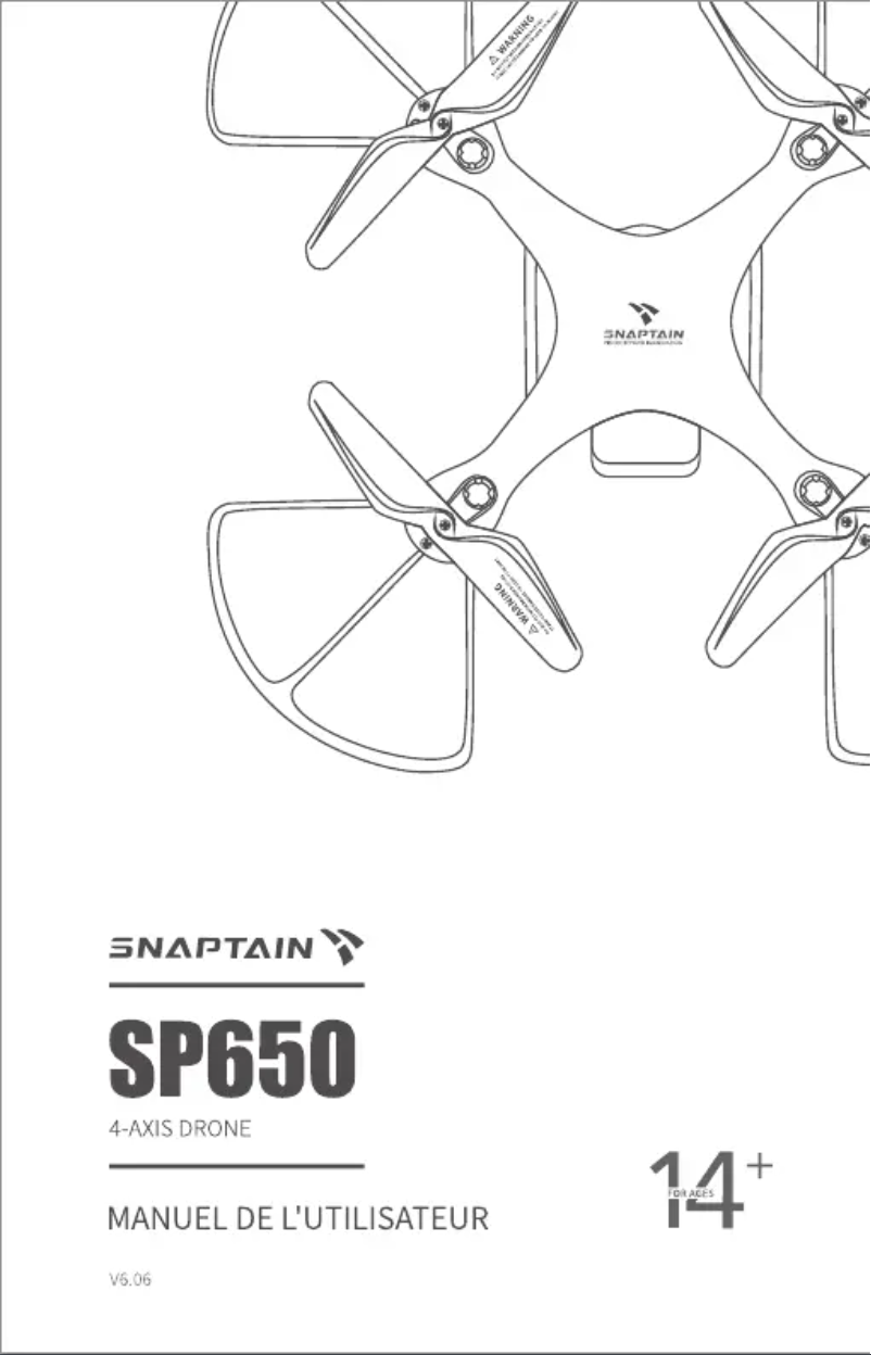 Page 1 de la notice Manuel utilisateur Snaptain SP650