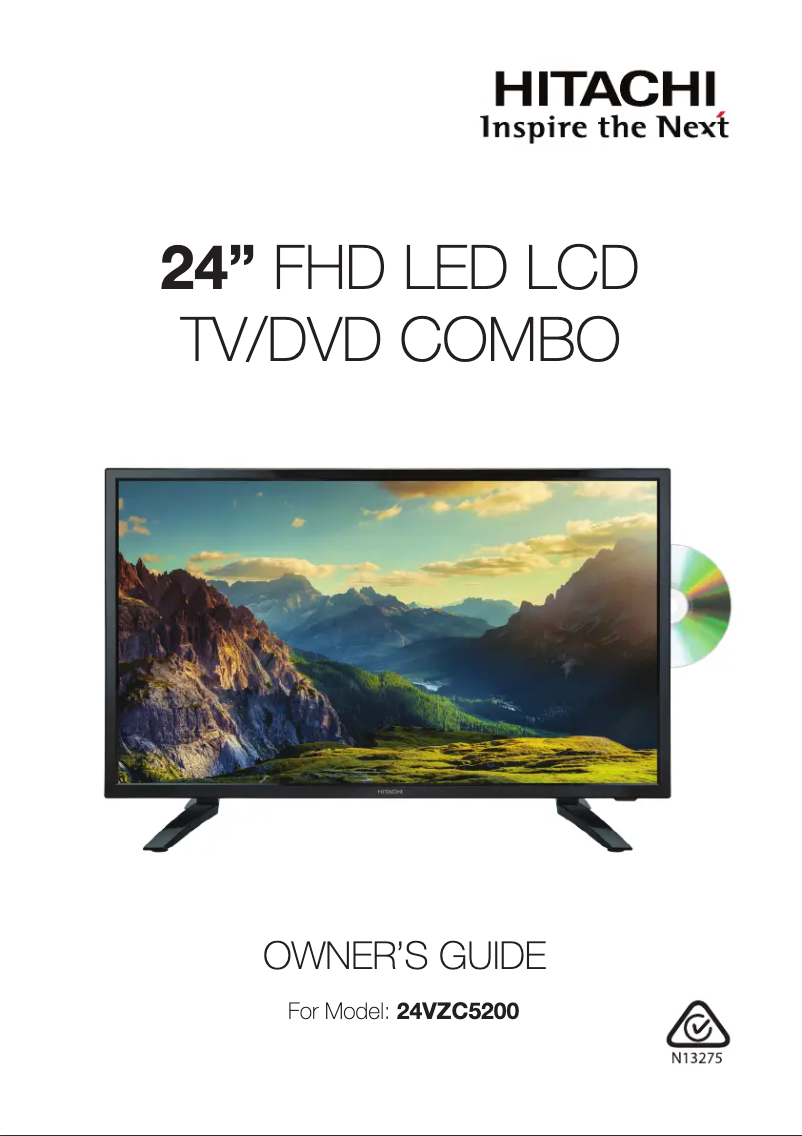 Image de la première page du manuel de l'appareil 24VZC5200