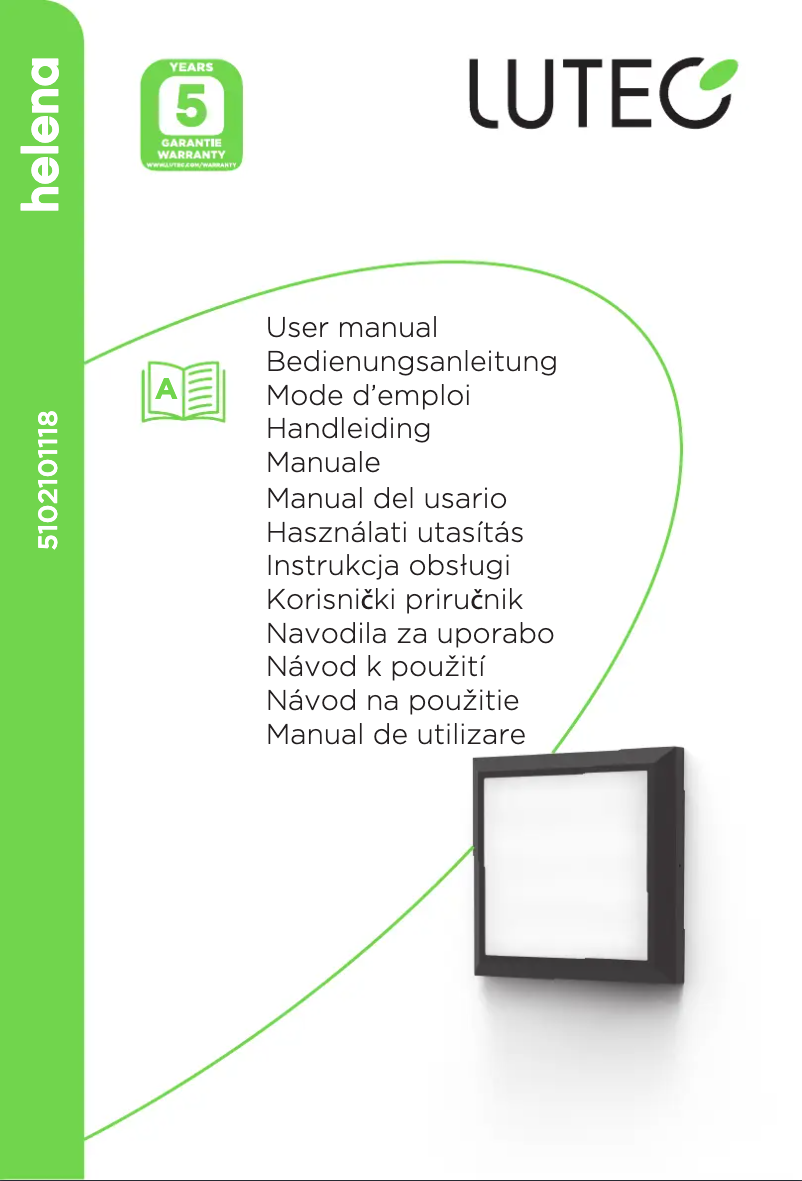 Page n°1 - Manuel utilisateur Lutec Helena