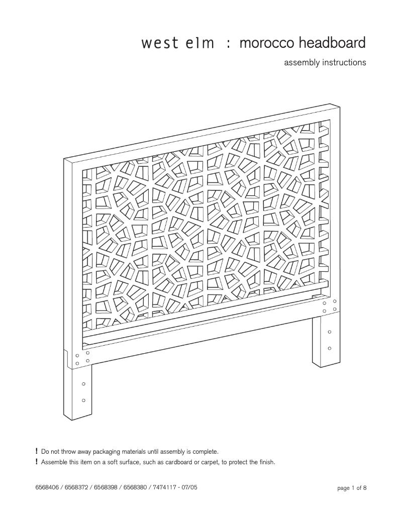 Image de la première page du manuel de l'appareil Morocco
