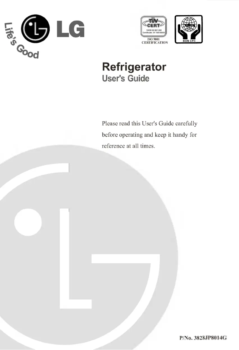 Image de la première page du manuel de l'appareil GN-U171CL