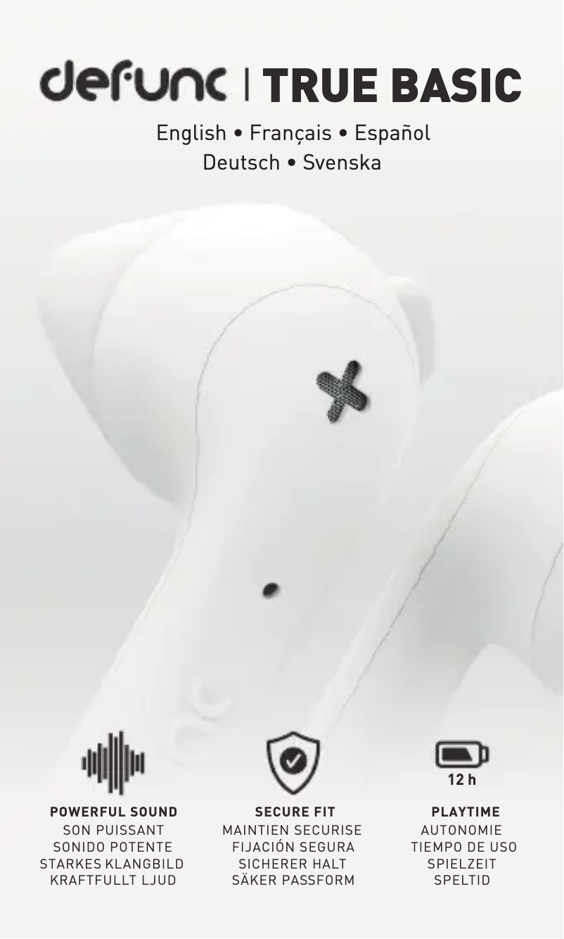 Page n°1 - Manuel utilisateur Defunc True Basic