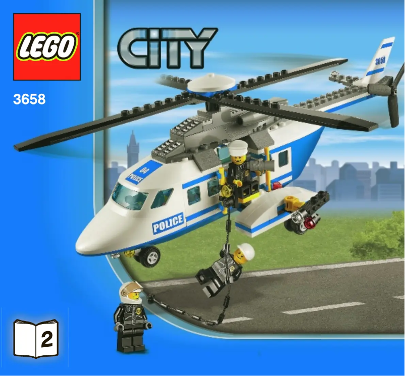 Page 1 de la notice Manuel utilisateur Lego Police Helicopter