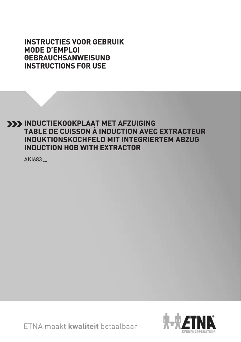 Image de la première page du manuel de l'appareil AKI683ZT