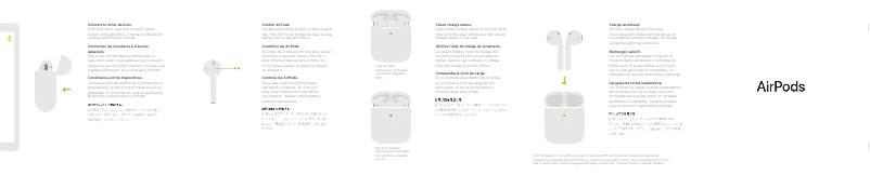 Página 1 del manual Guía de inicio rápido Apple AirPods