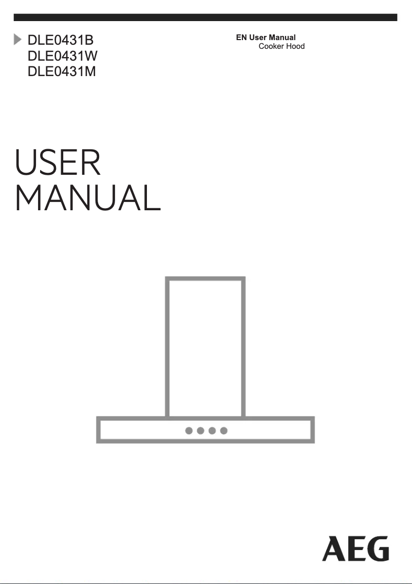 Page n°1 - Manuel utilisateur AEG DLE0431W