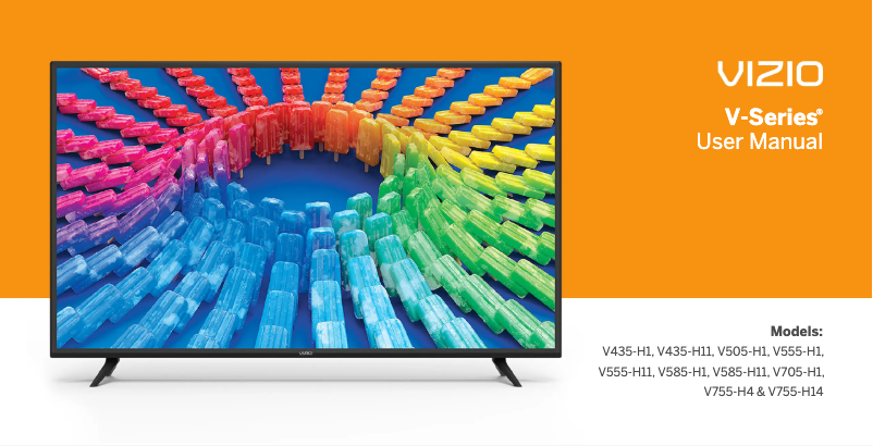 Page 1 de la notice Manuel utilisateur VIZIO V755-H4