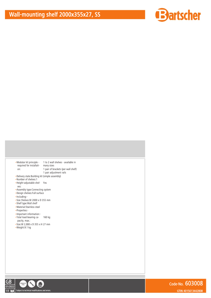 Image de la première page du manuel de l'appareil 603008