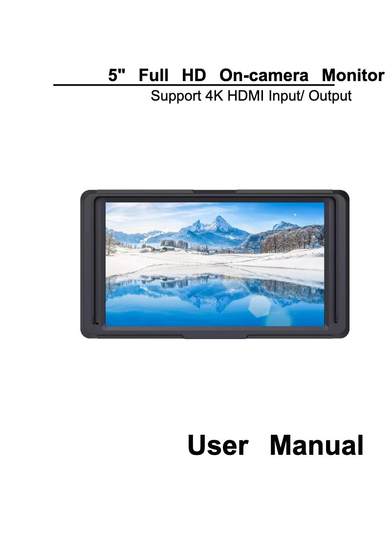 Page 1 de la notice Manuel utilisateur Feelworld F5