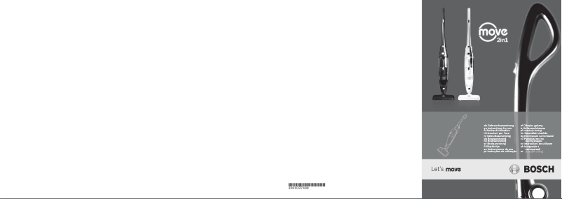 Page n°1 - Manuel utilisateur Bosch BBHMOVE1N